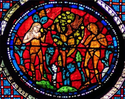 Stained Glass At Chartres paint by number