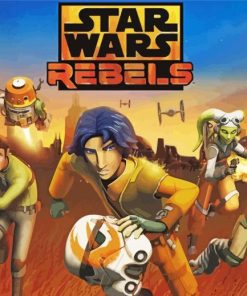 Star Wars Rebels Animated Serie paint by number
