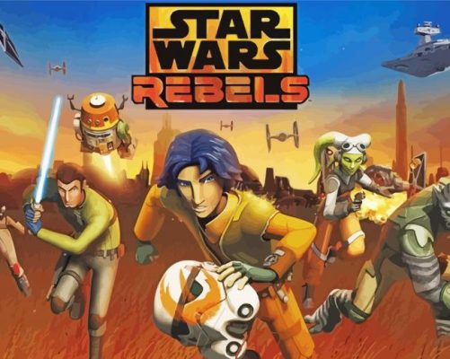 Star Wars Rebels Animated Serie paint by number