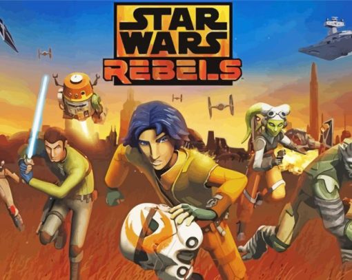 Star Wars Rebels Animated Serie paint by number