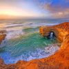 Sunset Cliffs In San Diego paint by number