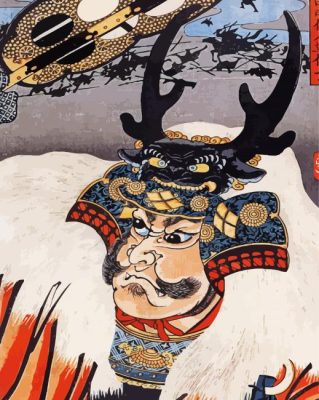 Takeda Shingen Art Paint by number