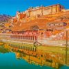 The Amber Palace Rajasthan paint by number