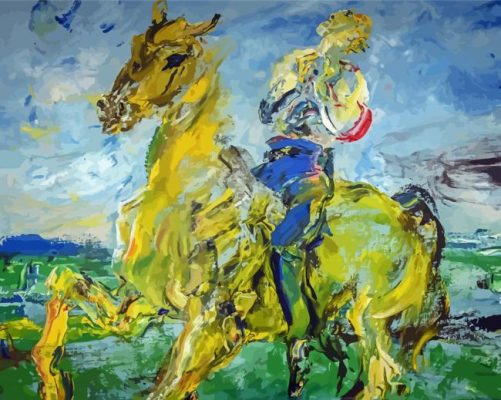 The Singing Horseman By Jack Butler Yeats paint by number