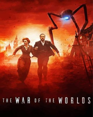 The War Of The Worlds Poster paint by number