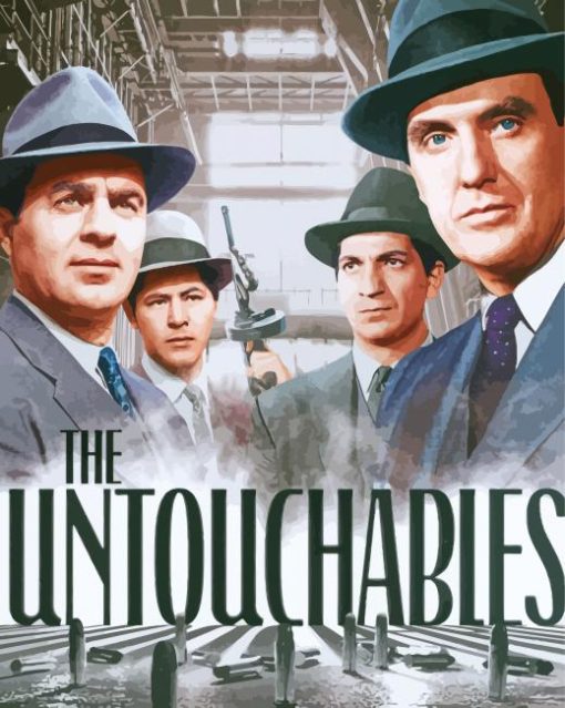 The Untouchables Film Poster paint by number