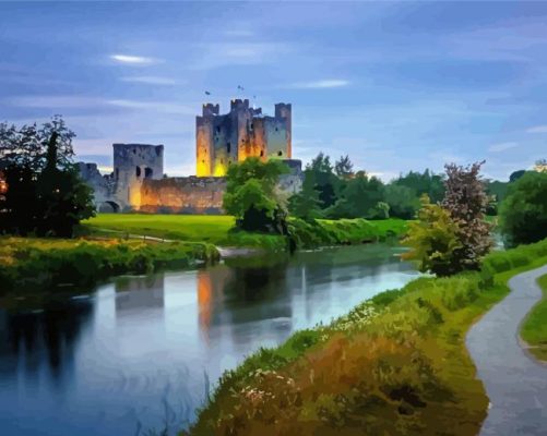 Trim Castle Building paint by number