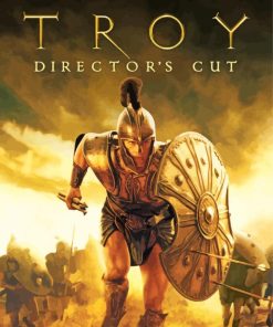 Troy Movie Poster paint by number