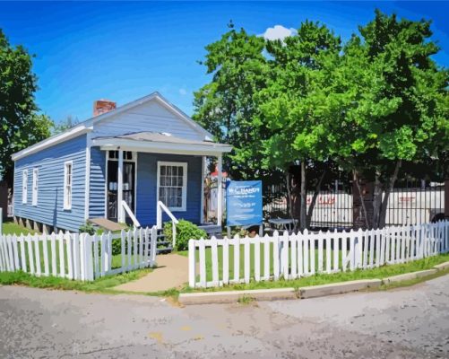 W C Handy House Museum Memphis Tn paint by number