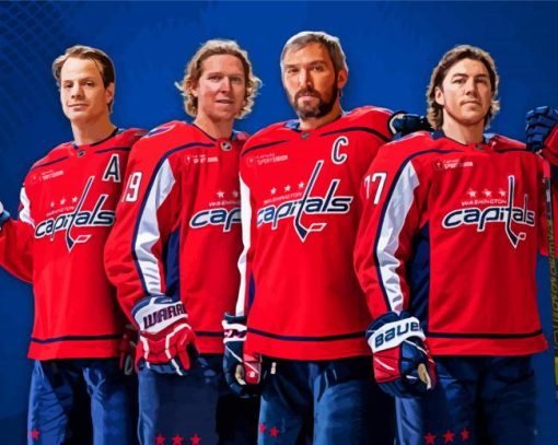 Washington Capitals Players paint by number