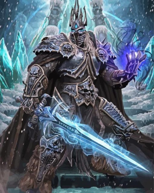 Wrath Of The Lich King Game paint by number