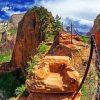 Zion National Park Angels Landing Paint by number