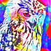 Aesthetic Abstract Owl paint by number