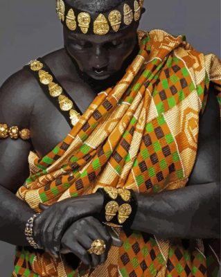 Aesthetic African kings paint by number