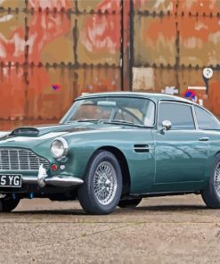Aesthetic Aston Martin DB4 paint by number