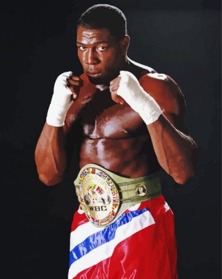 Aesthetic Frank Bruno paint by number