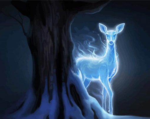 Aesthetic Patronus paint by number