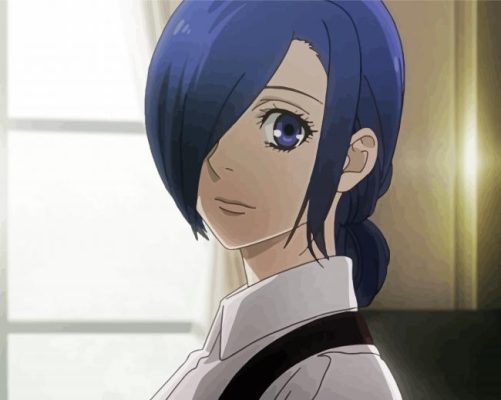 Aesthetic Touka Kirishima paint by number