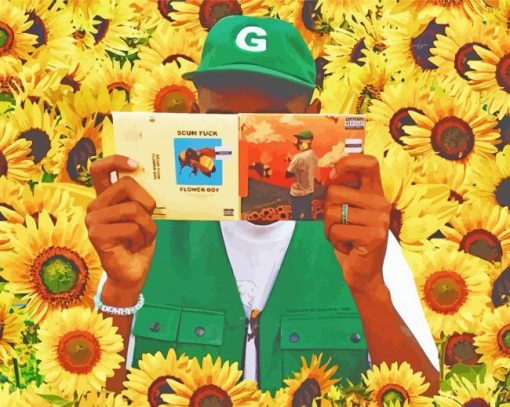 Aesthetic Flower Boy paint by number