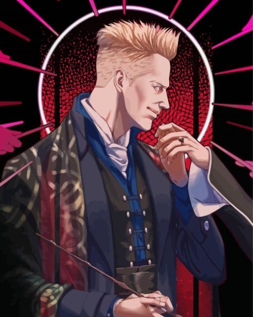Aesthetic Grindelwald paint by number