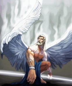 Angel Man Art paint by number
