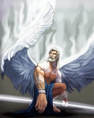 Angel Man Art paint by number