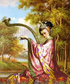 Beautiful Quan Yin paint by number