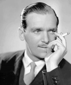 Black And White Douglas Fairbanks paint by number