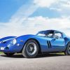 Blue Ferrari 250 GTO paint by number