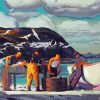Cleaning Fish By George Bellows paint by number