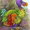Colorful Dodo paint by number