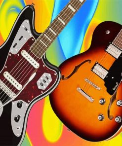 Electric Guitar paint by number