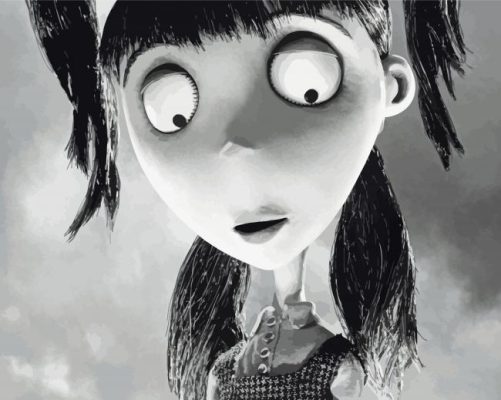 Frankenweenie Character paint by number