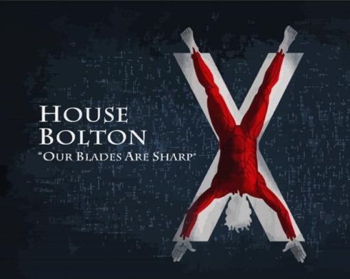 Game Of Thrones Bolton House paint by number