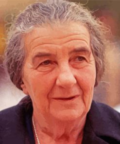 Golda Meir paint by number
