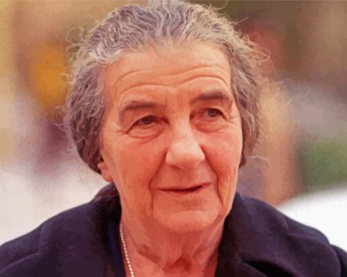 Golda Meir paint by number