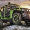 Green Off Roading Car paint by number