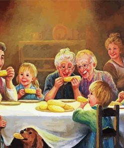 Happy Family Dianne Dengel paint by number
