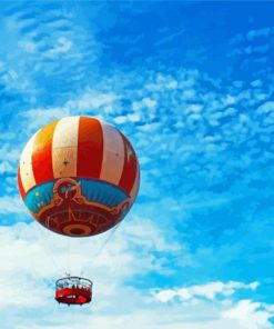 Hot Air Balloons Disney In The Sky paint by number