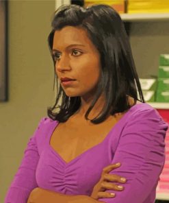 Mindy Kaling paint by number