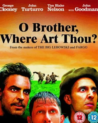 O Brother Where Art Thou Poster paint by number