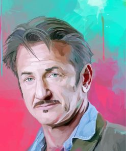 Sean Penn Art paint by number