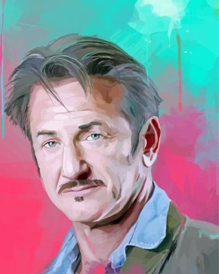 Sean Penn Art paint by number