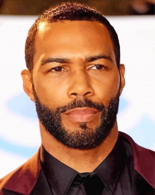 The Actor Omari Hardwick paint by number