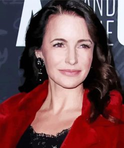 The Actress Kristin Davis paint by number