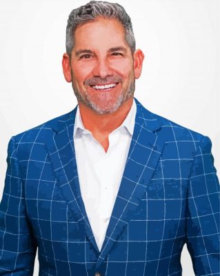 The Author Grant Cardone paint by number