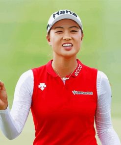The Golfer Minjee Lee paint by number