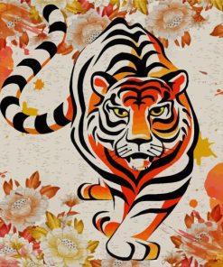 Tiger Chinese paint by number