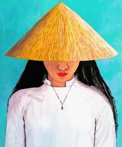 Vietnamese Girl paint by number