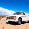 Vintage Truck In Desert paint by number